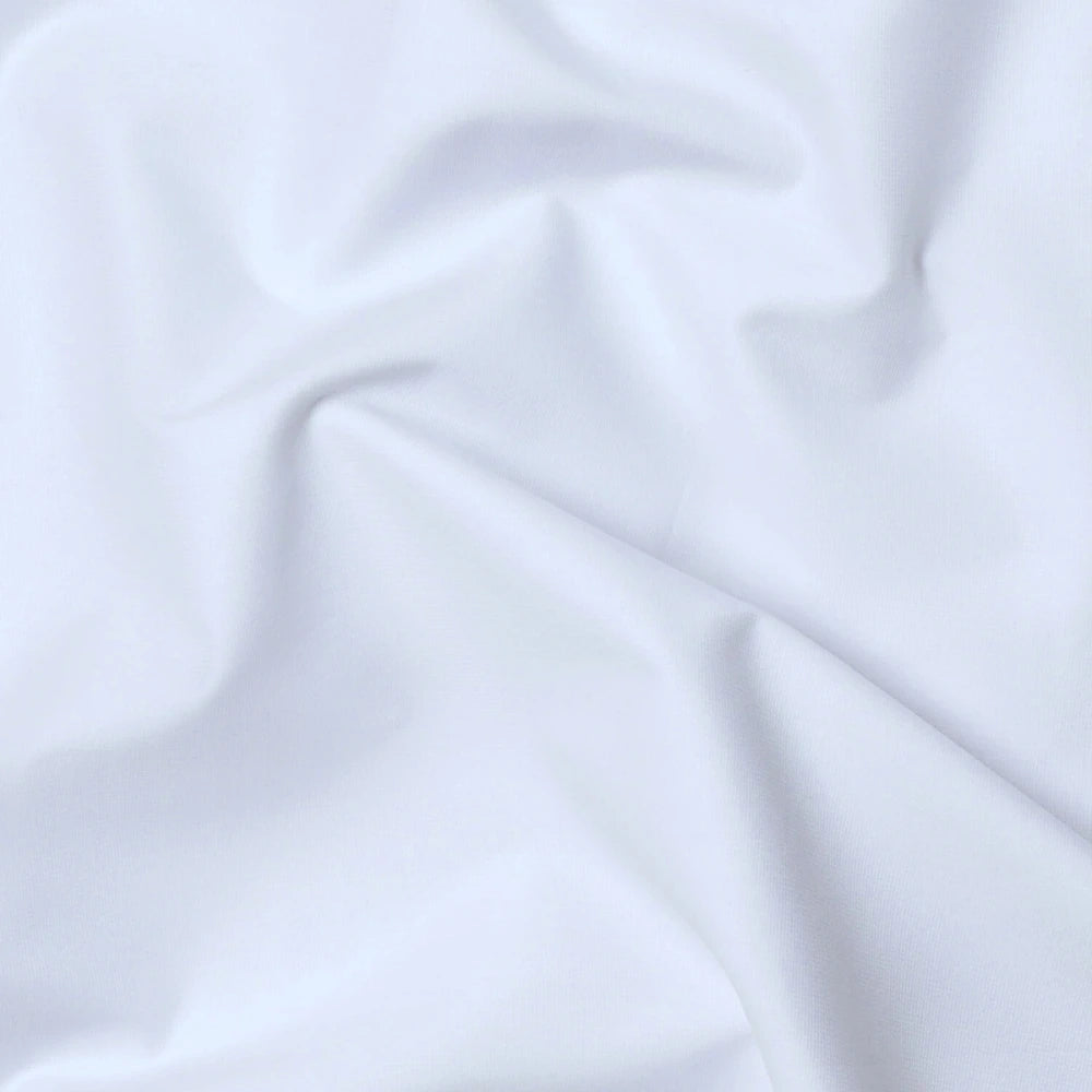 Unstitched Pure White Shalwar Kameez