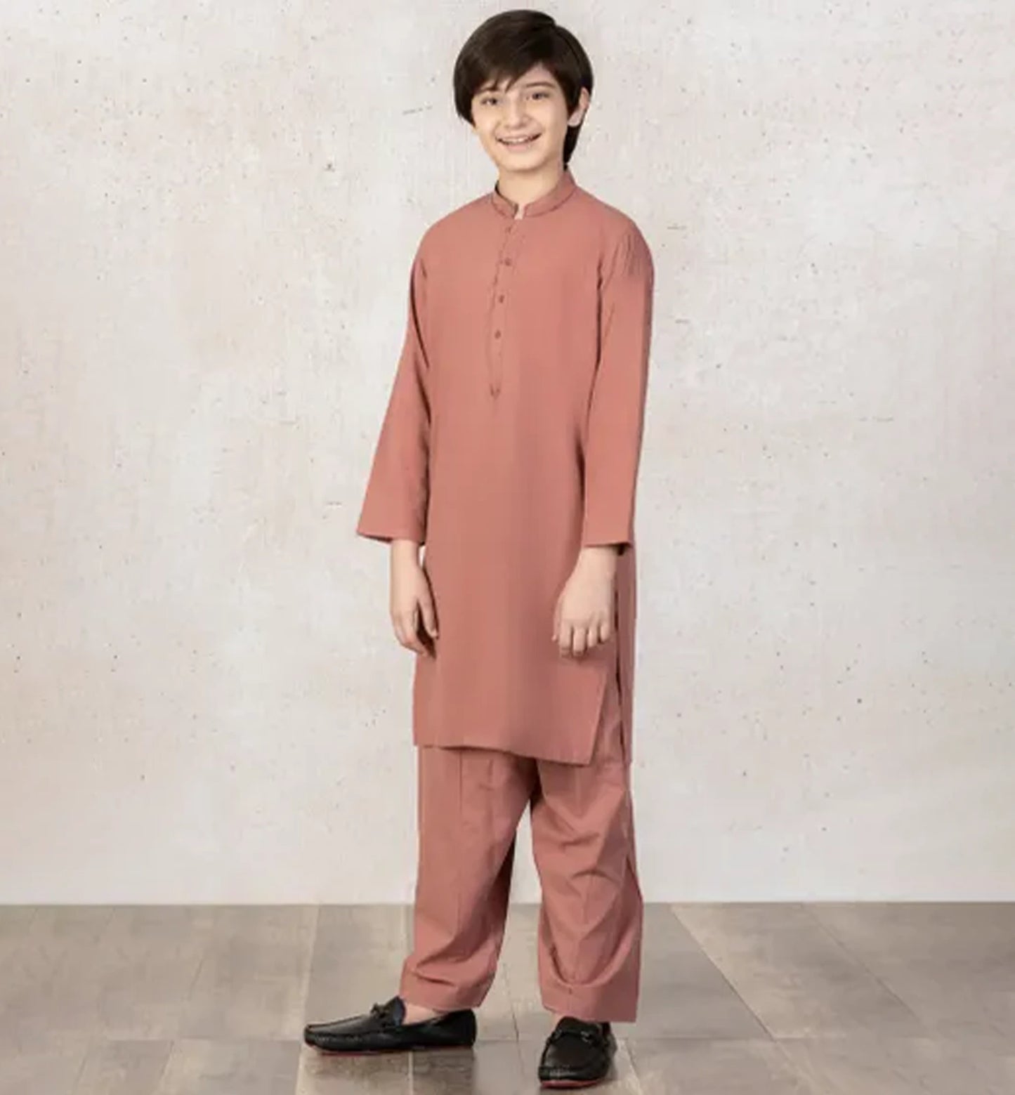 Kids Tea Pink Kameez Shalwar